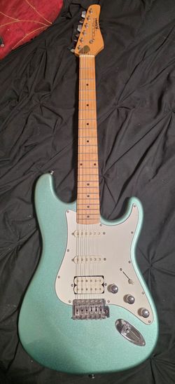 Guitar and amp.