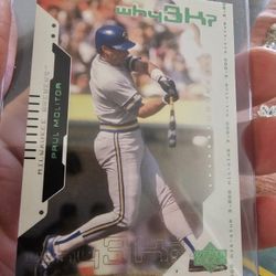 Paul Molitor Toronto Blue Jays '99 Upper Deck Why3K? '93 Fleer Ultra '93 Pinnacle '93 Bowman '97 Fleer Ultra Baseball Cards 