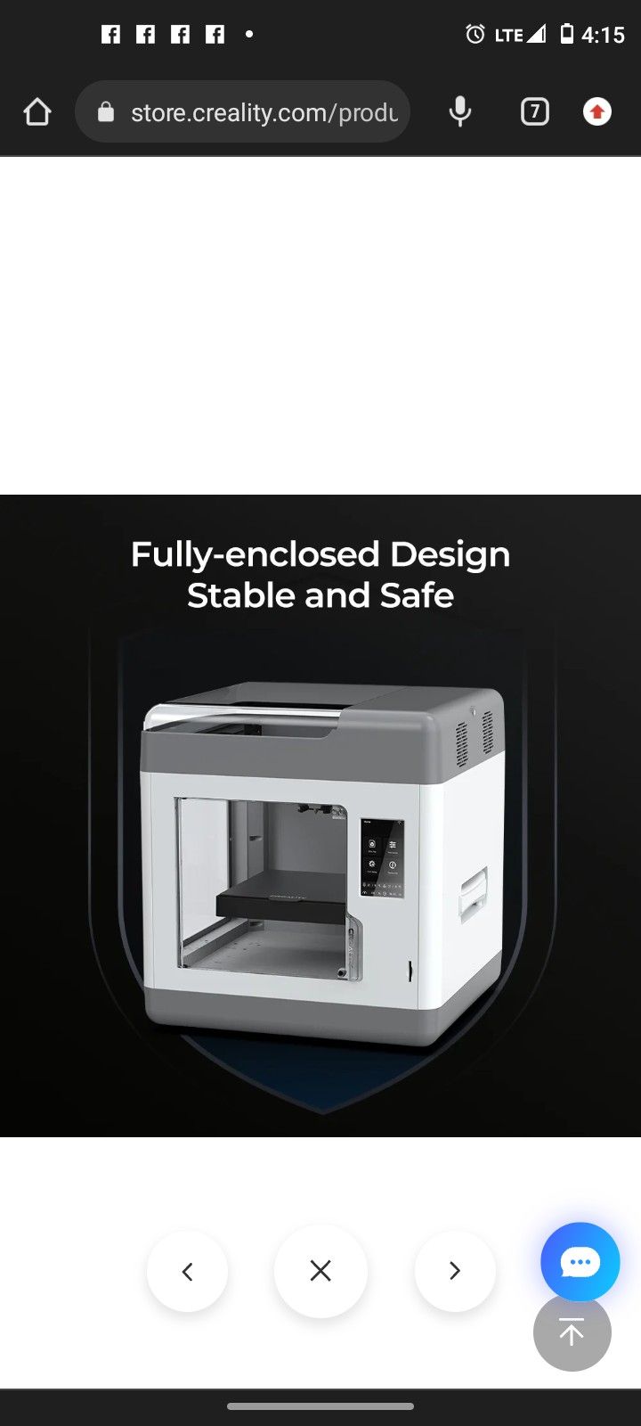 Official Creality Sermoon V1 3D Printer
