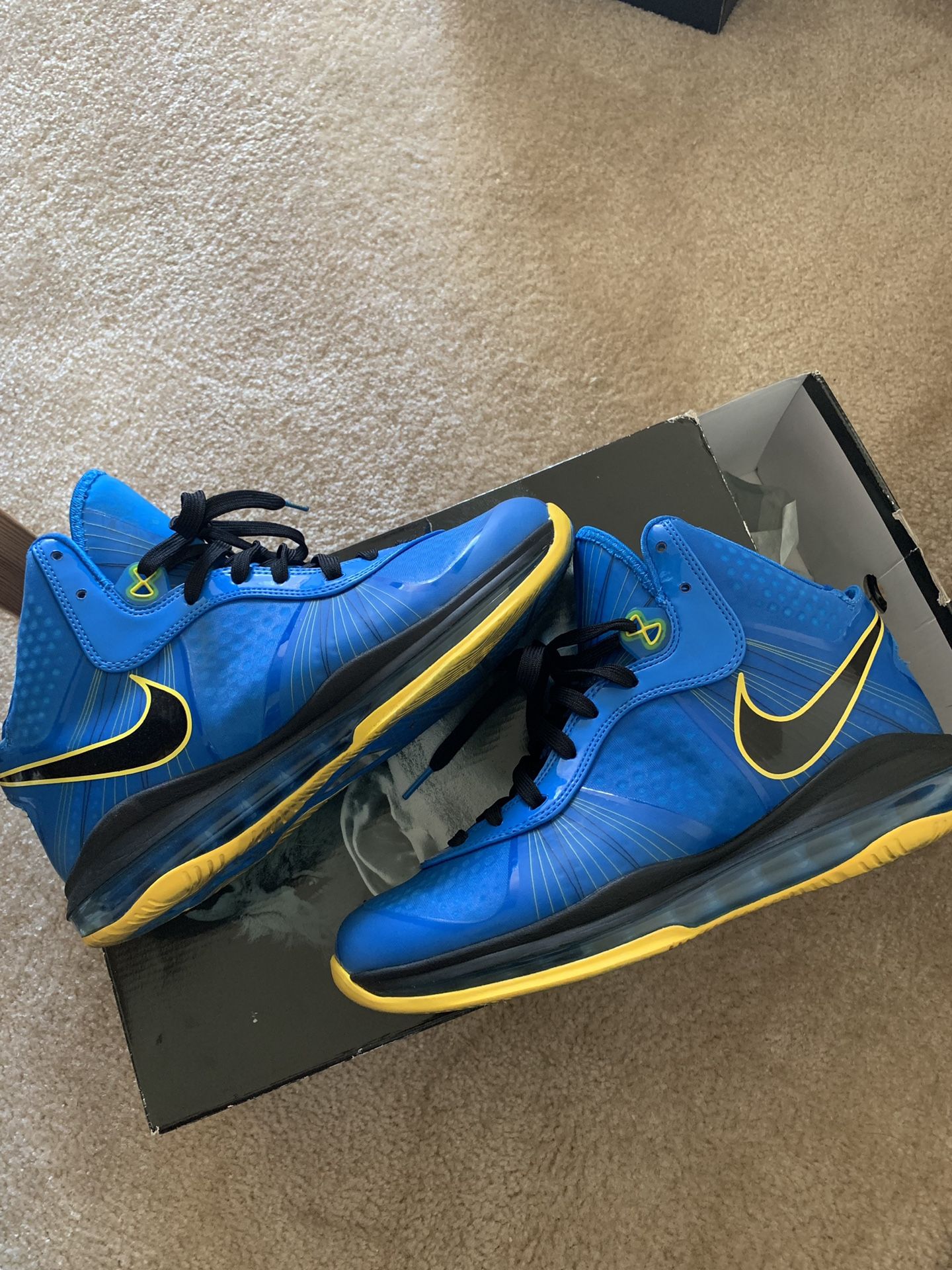 Nike Lebron 8 photo blue size 9