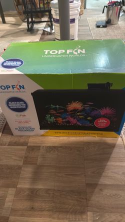 Top fin fish tank