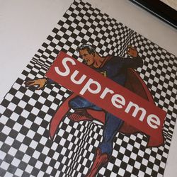 Supreme Superman Art Frame
