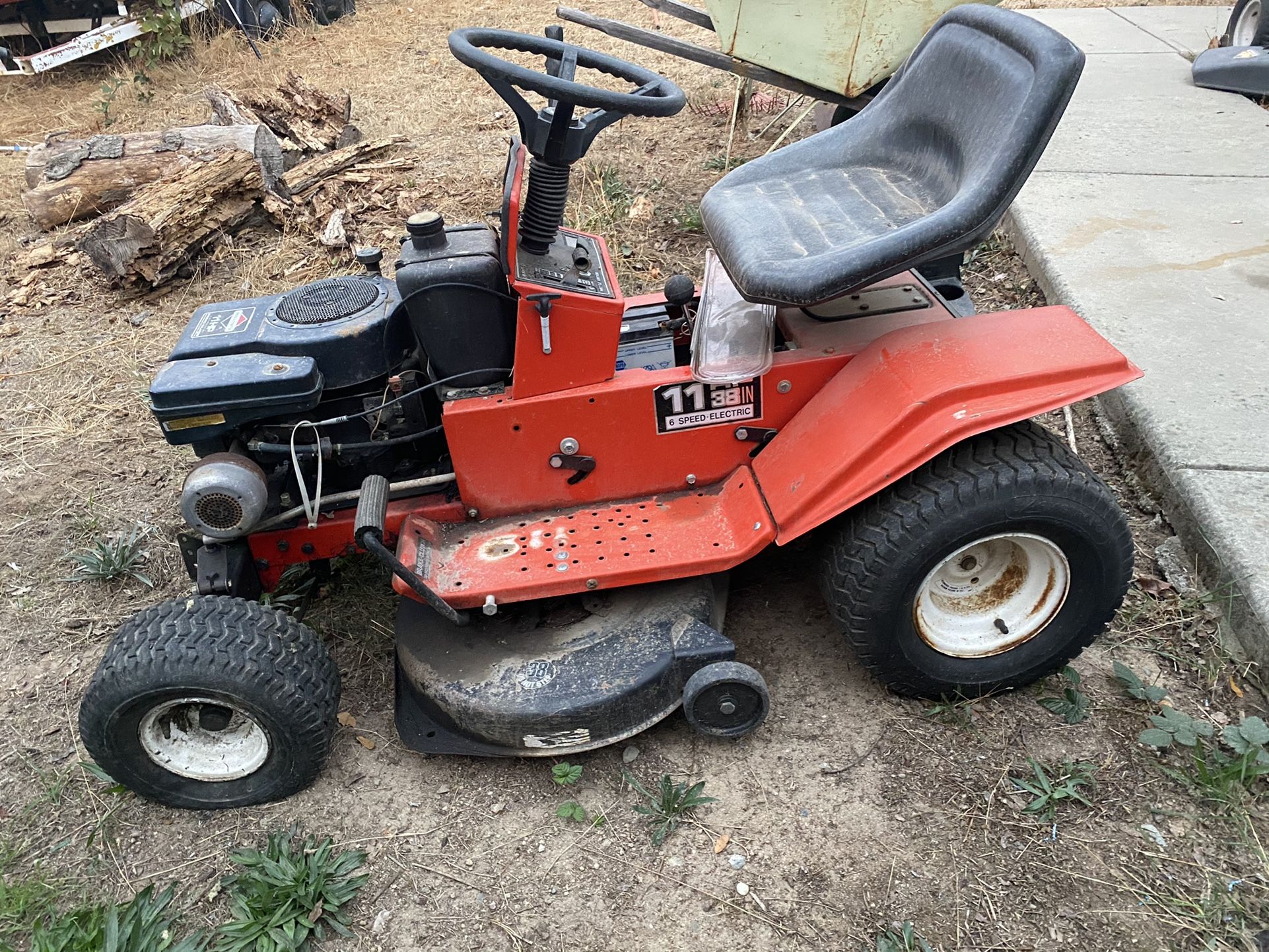 Free Riding Mower