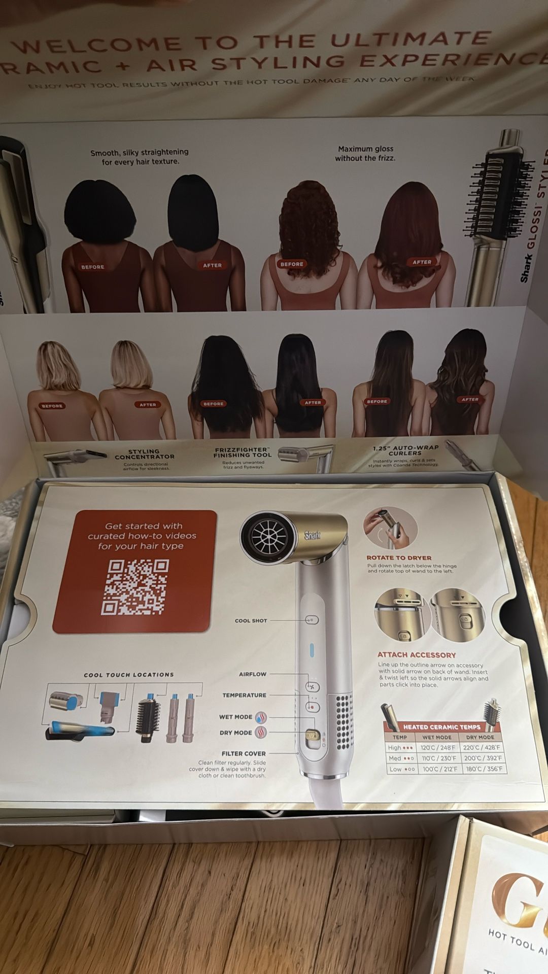 Multi styler Shark Beauty- 6 Tool Set 