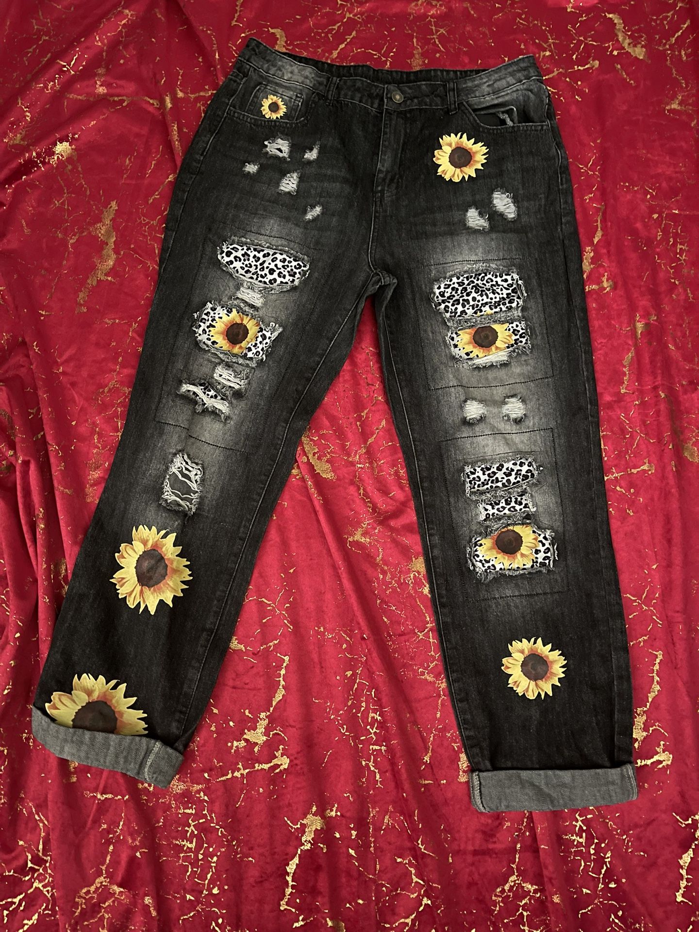 Sunflower Distress Jeans