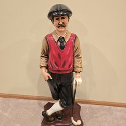 Golfer Statue 