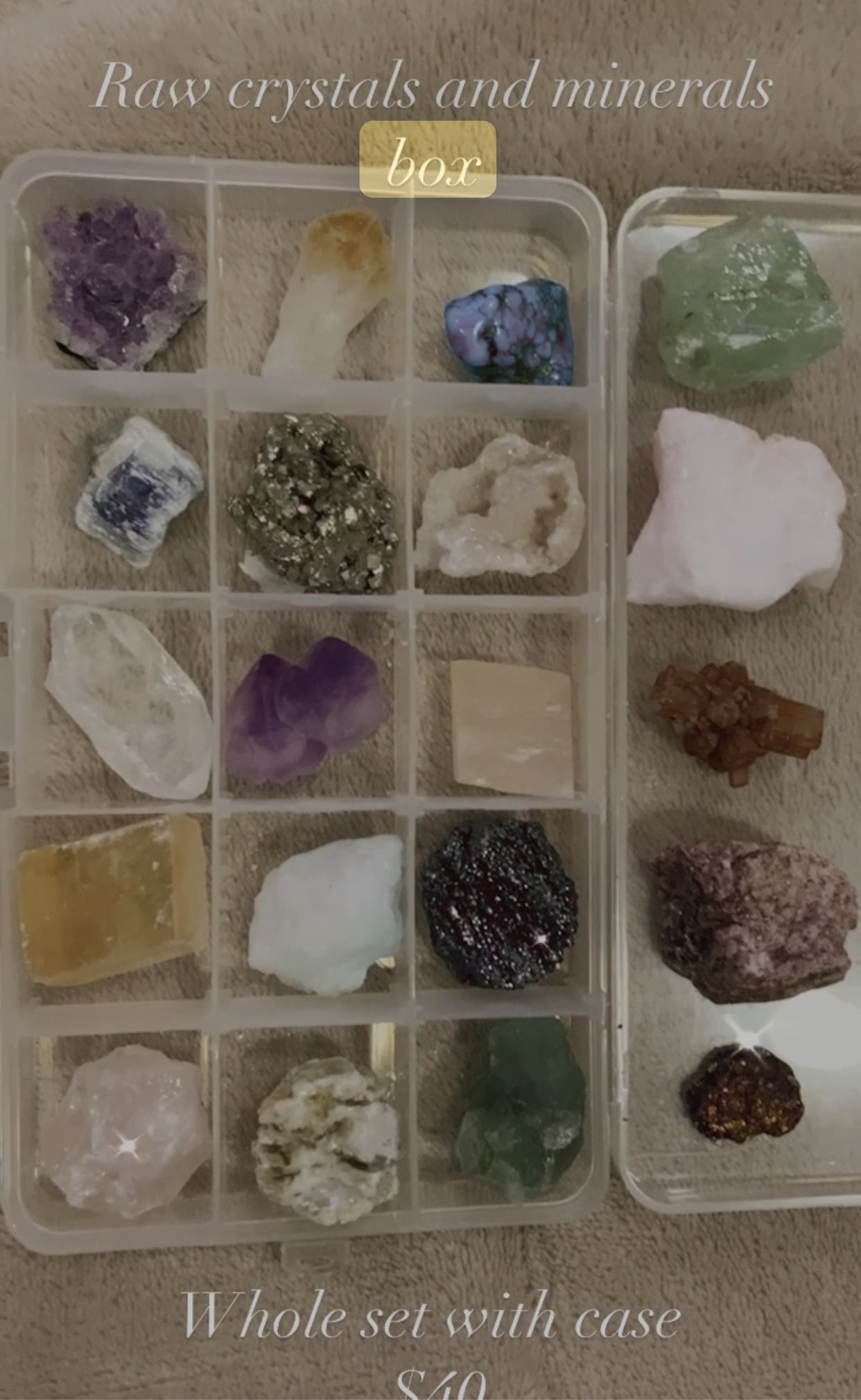 Raw Crystals And Minerals 