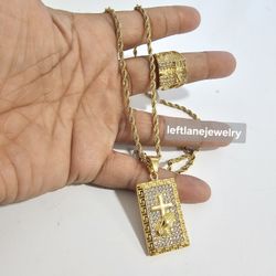 I Deliver I Ship 14k Gold Plated Chain Set