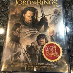 The Lord Of The Rings  Fullscreen “The Return of the King” set of 2 Discs.   Brand new factory sealed never opened.  Smoke free home 