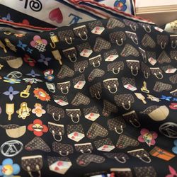 Louis Vuitton  LVmoji  silk scarf