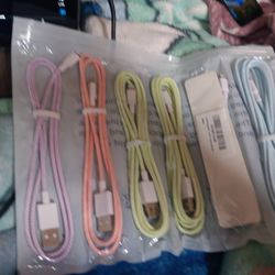 6 Iphone Chargers 