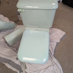 Vintage Sink And Toilet 