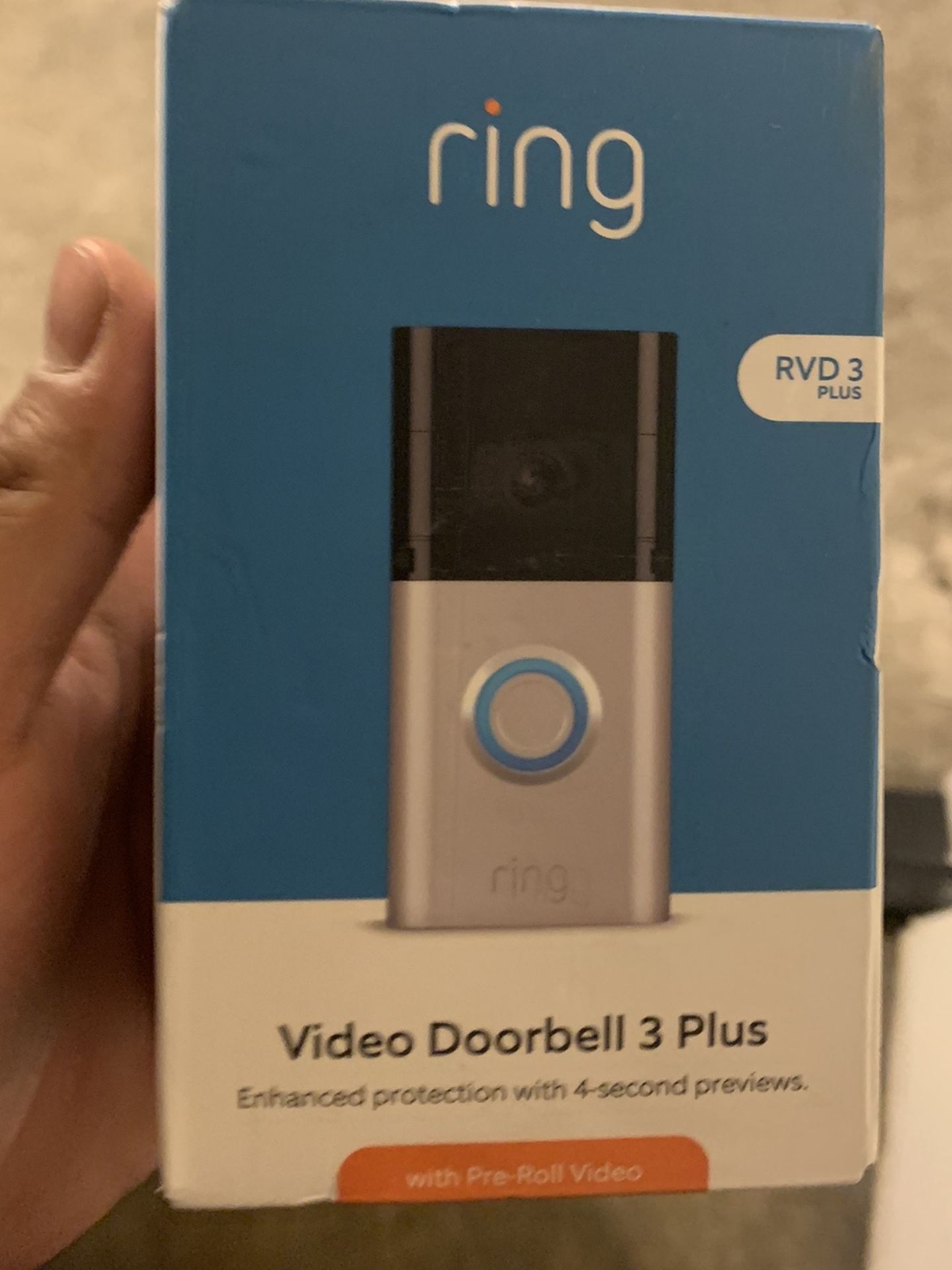 Ring Video Doorbell 3 Plus With Pre Roll Video