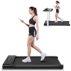 Treadmill 4 Colors Available SupeRun Walking Pad, Under Desk Treadmill, 3 in 1 Portable Treadmill with Remote Control LED Display, 2.5 HP Quiet