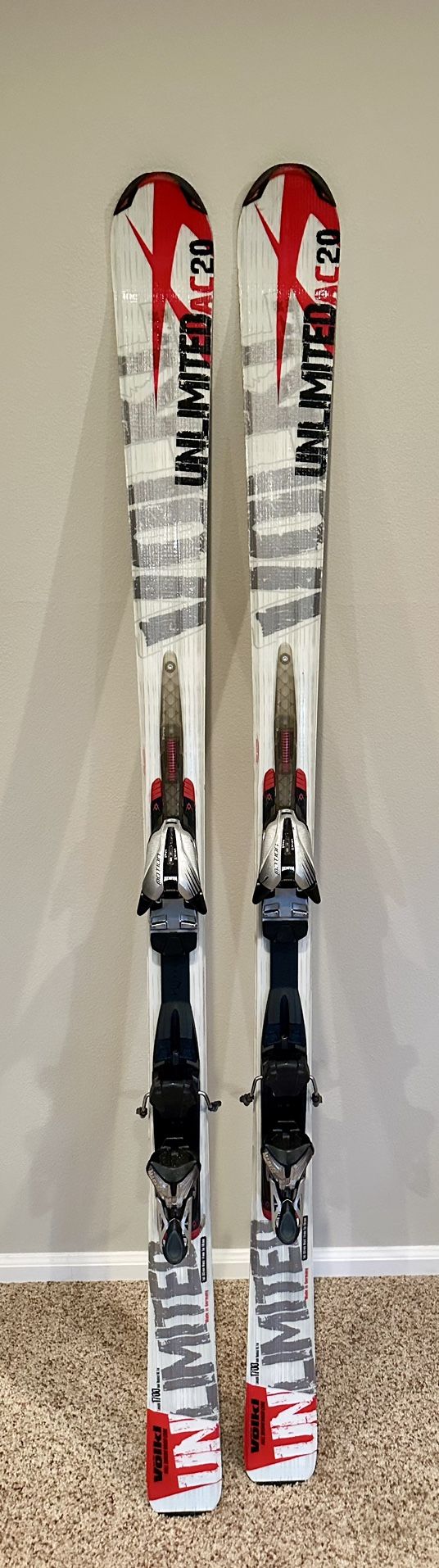 Volkl 170 Unlimited AC20 Skis w/ Marker Bindings