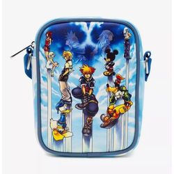 Kingdom Hearts Crossbody Zip Bag