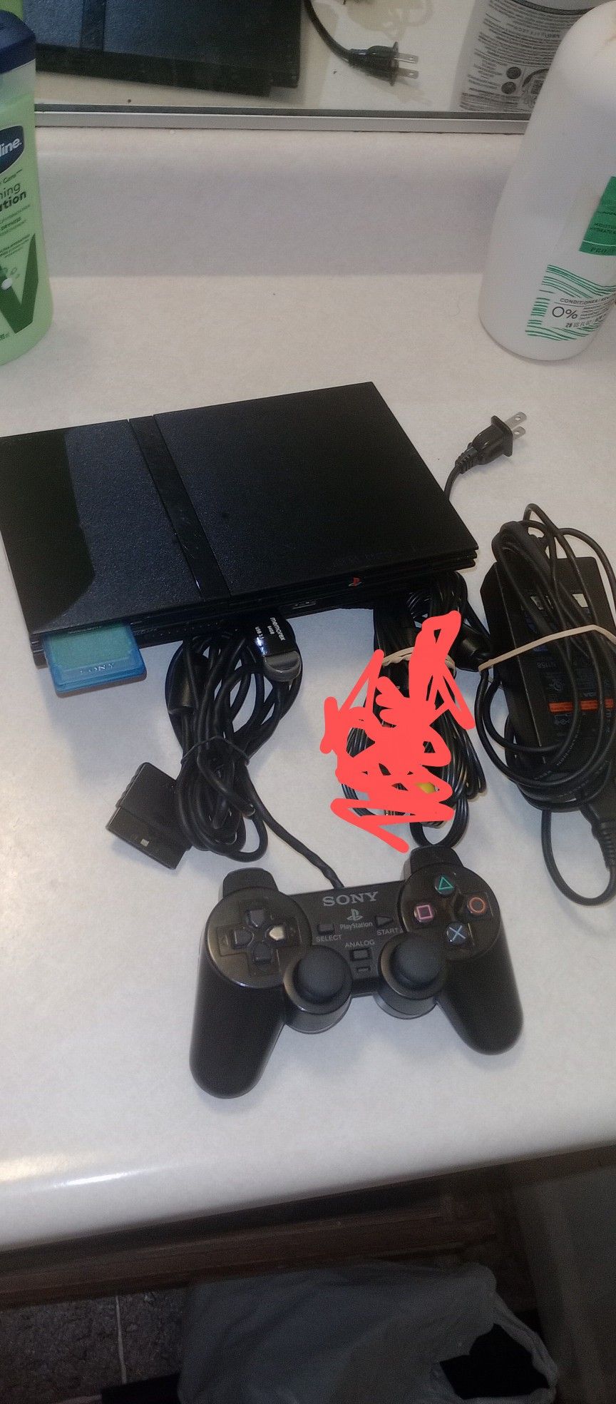 PS2 With Fcmb +Nes Games+PS2 Games On USB No Av Cable