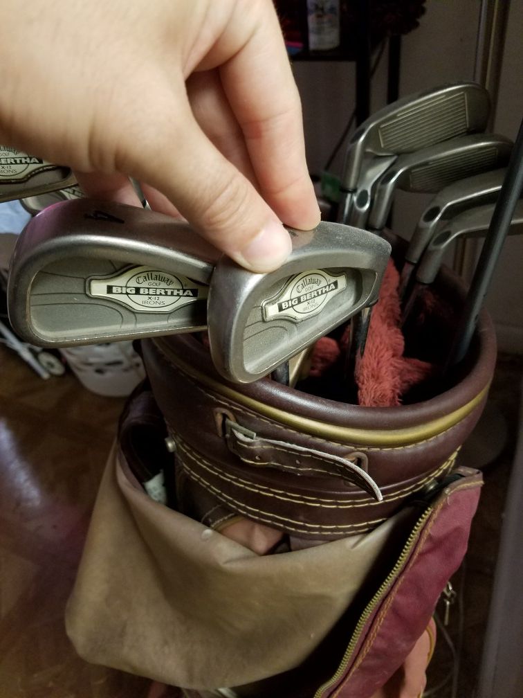 Golf clubs big bertha callaway