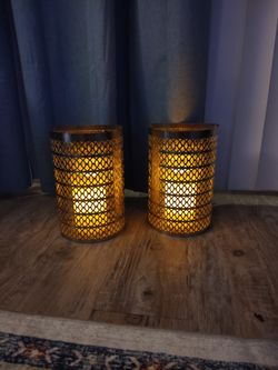 Silver Candle Wall Scones