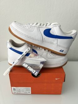 Nike Air Force 1 '07 Low  - Color of the Month Varsity Royal Gum (Size - 9.5)