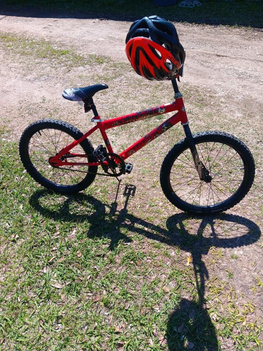 20"Kid Bike Used But Ready To Ride Comes With Helmet