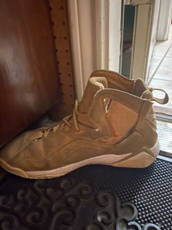 Wheat High-Top Basketball Sneakers