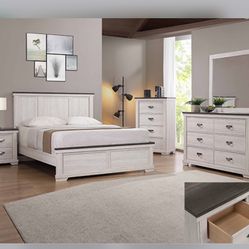 Brand New Elegant Two Town Bedroom Set 