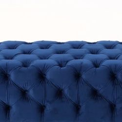 Royal Blue Ottoman Tufted 