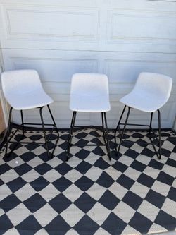 Set of 3, Swivel Counter Height Stools