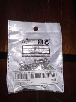 Silver Diamond Shape Hair Ties 25-Pack