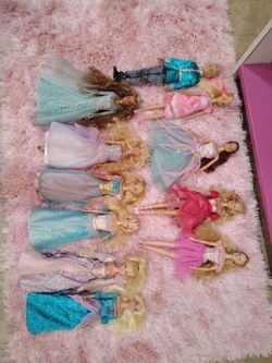 Barbie nostalgic fairytale princess doll line 12 inch tall ..I can sell separately or together..make me a fair offer
