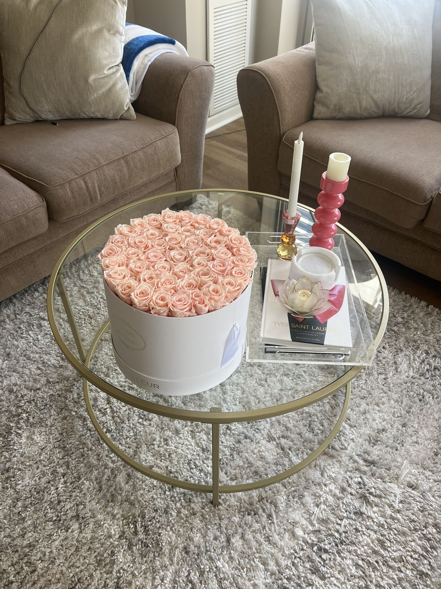 Gold Coffee Table