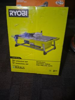Wet tile saw 7" brand new