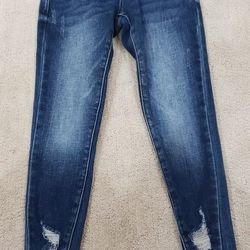 KanCan High Rise Dark Wash Jeans size Girls 8 