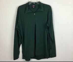 Patagonia Capilene Green Long Sleeve quarter Zip