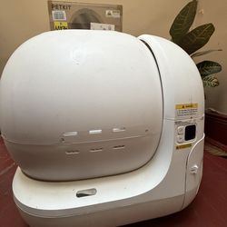 PETKIT PuraMax 2 Automatic Self-Cleaning Cat Litter Box (Smart App, Large, White)