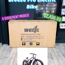 Breeze Pro Electric Bike Black -With 4 Riding Modes- **BRAND NEW**