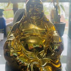 Gold Buddha Statue/ Piggy Bank
