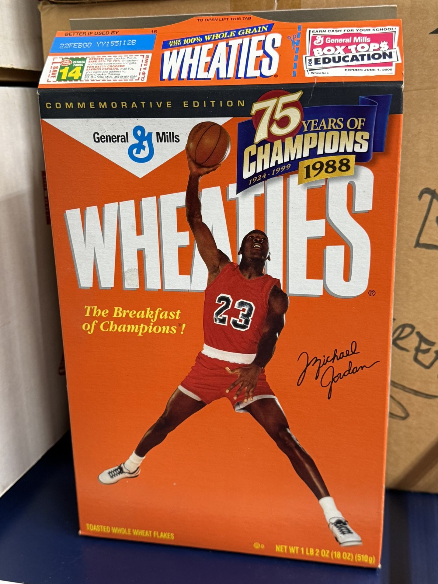 🏀 1999 Michael Jordan Wheaties Box – Collector’s Edition