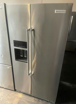 KitchenAid Side by Side Refrigerator Stainless Steel