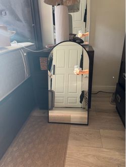 Arched black frame