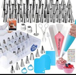 116-Piece Cake Decorating Piping Tips Set