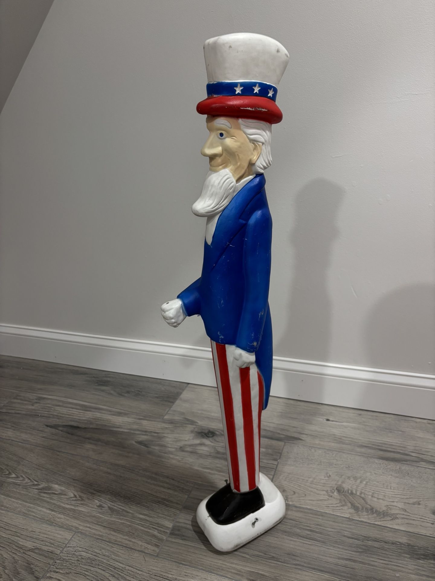 Vintage Blow Mold Uncle Sam
