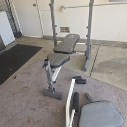 Weight Bench With Leg Press