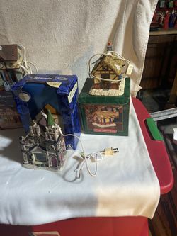 Vintage Christmas Vintage Light Ups. All Have Original Boxes And Work!