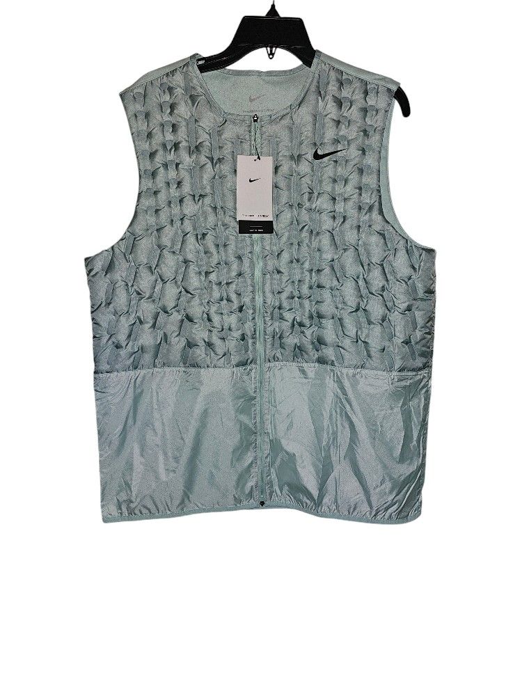 Nike Mens Golf Therma Fit Repel Full Zip Vest DX6078 346 Jade Ice Size XL Tall