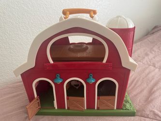 Kids Toy Farm Barn Playset