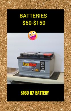 Battery H7 AGM PLATINUM automobile