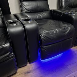 Black Home Theater Recliners