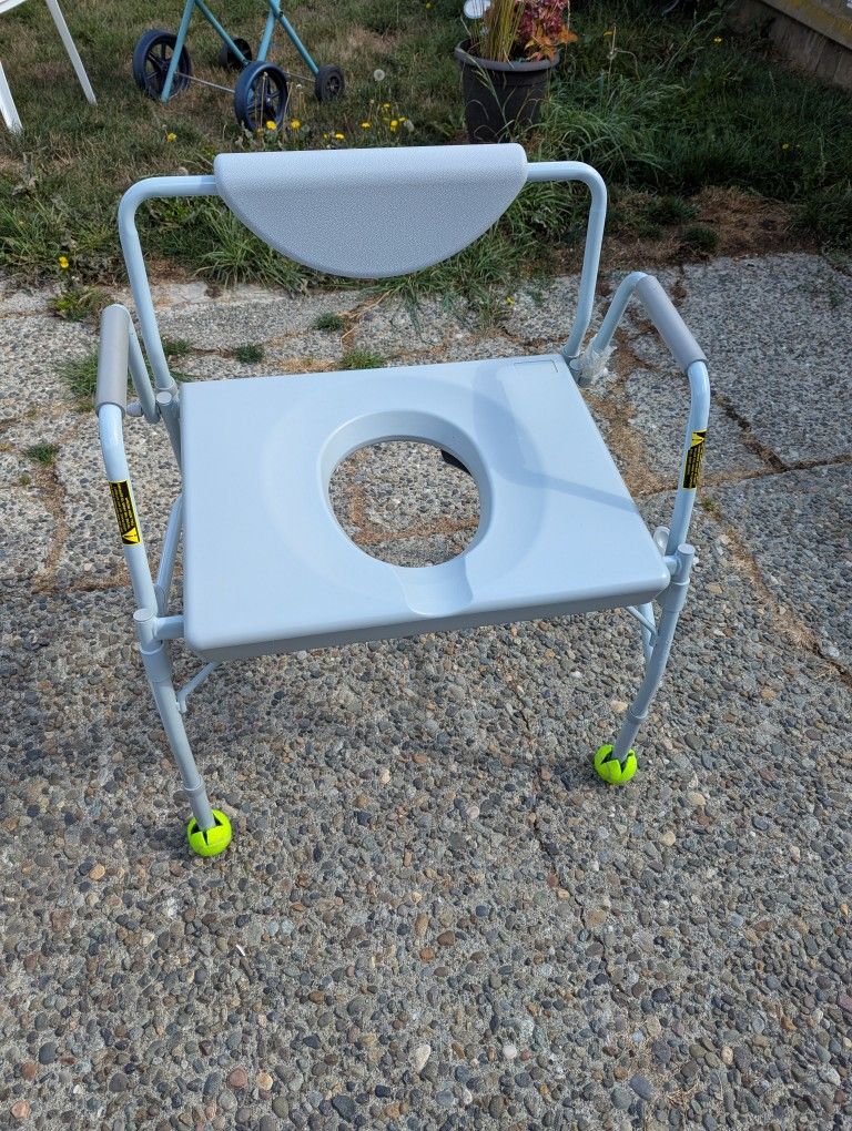 Heavy Duty Bariatric Bedside Commode